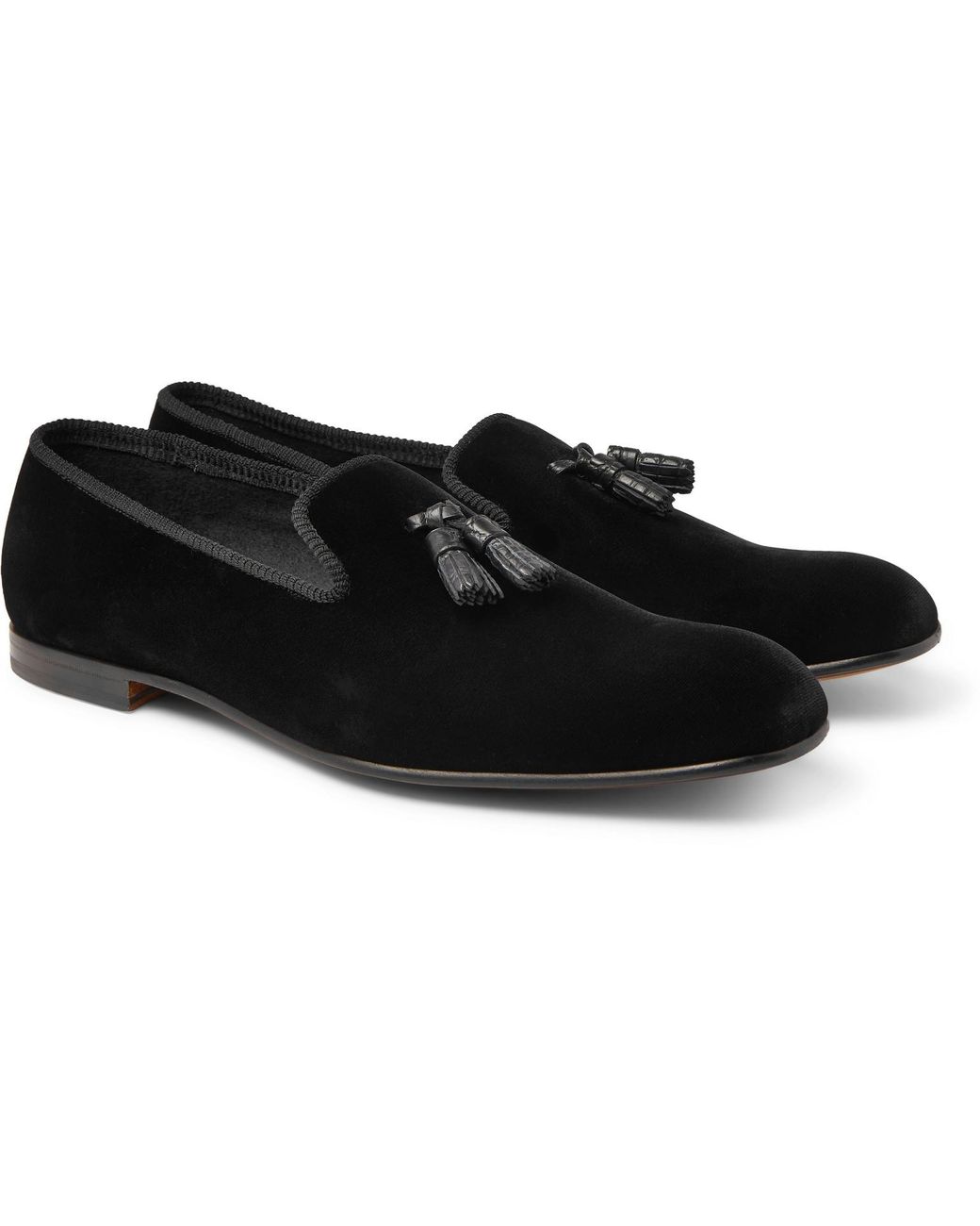 Tom ford velvet loafers clearance