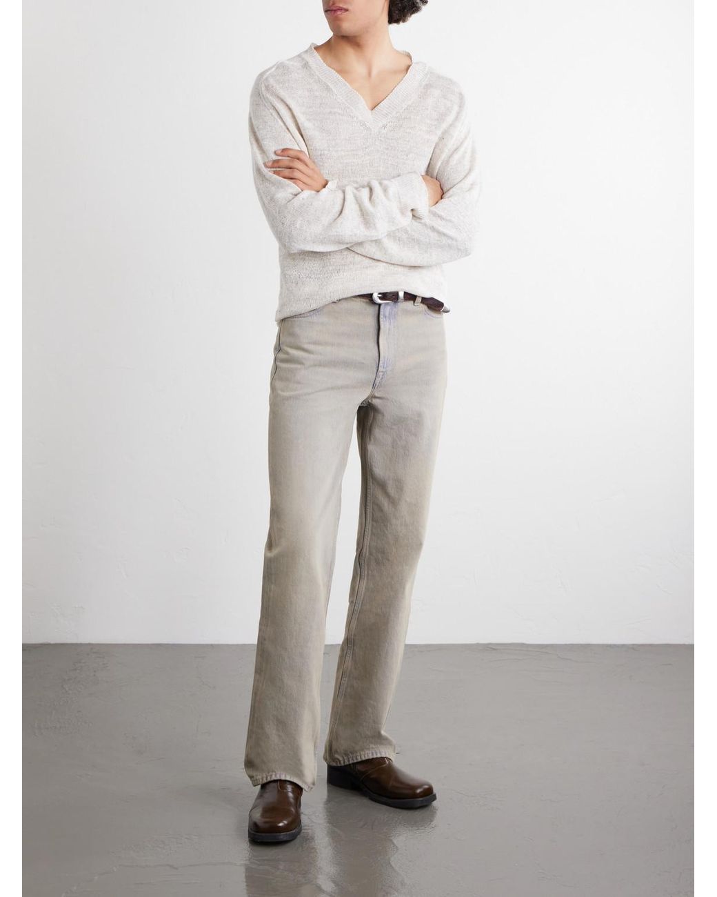 Our Legacy Gray 70S Cut Flared Jeans for men