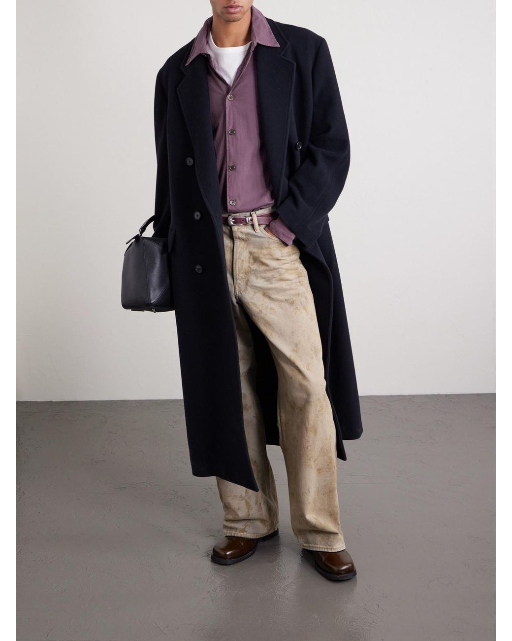 Our Legacy Purple Beyond Cotton Shirt for men