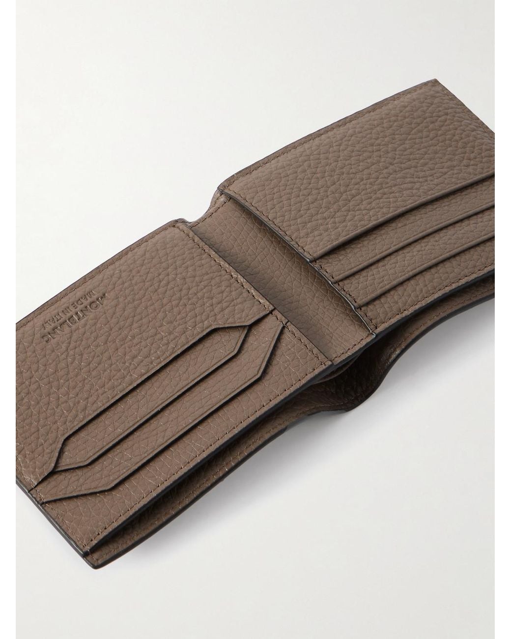 Montblanc Brown Full-Grain Leather Wallet for men
