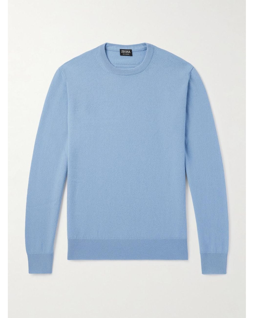Zegna Blue Oasi Cashmere Sweater for men