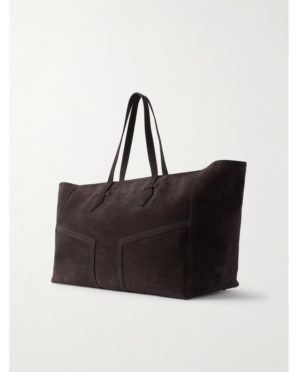Metier Black Sergeant Suede Tote Bag for men