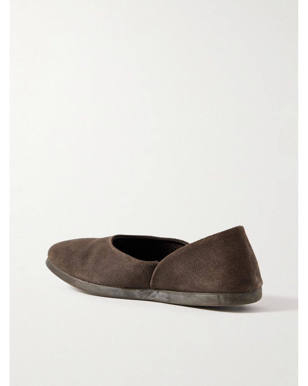 STÒFFA Brown Suede Slippers for men