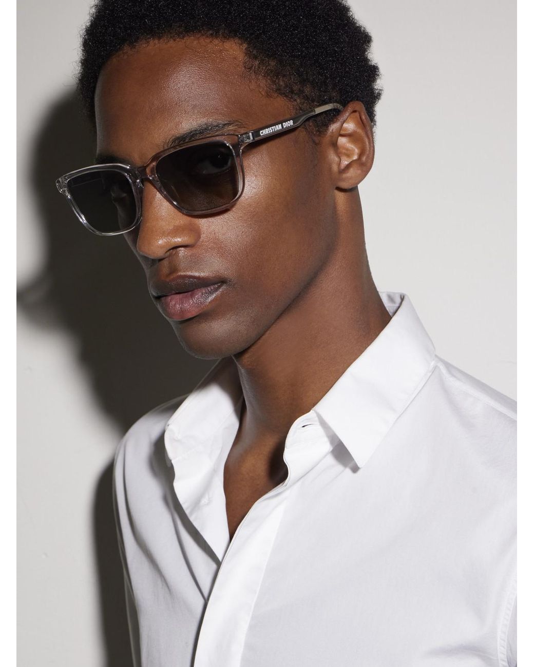 Dior Gray Diortag Su Square-frame Acetate Sunglasses for men