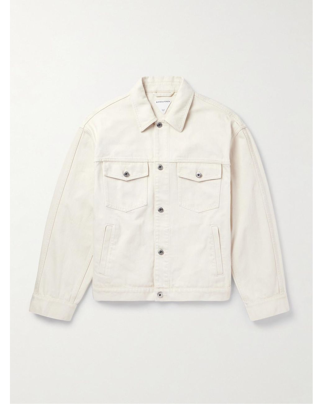 Bottega Veneta Natural Stone-washed Denim Jacket for men