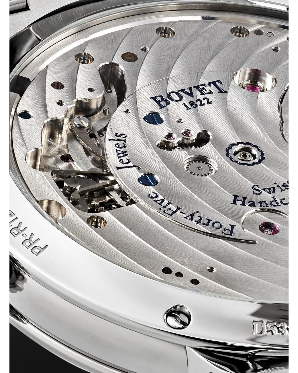Bovet Black Récital 12 Hand-wound Titanium Watch for men