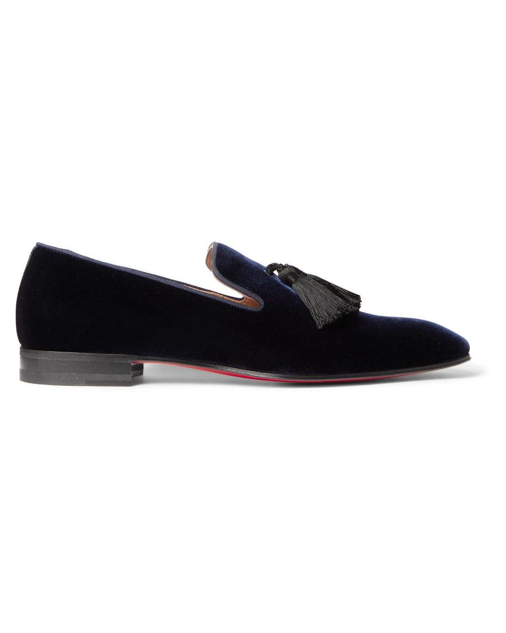Christian Louboutin Black/gold Officialito Flat Shoes for Men