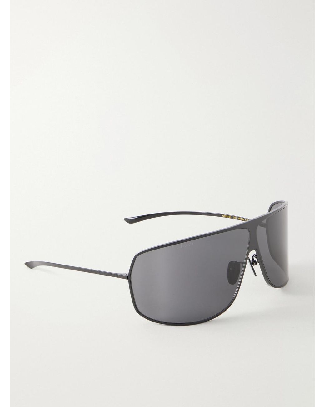 Gucci Gray Mask Aviator-style Metal Sunglasses for men