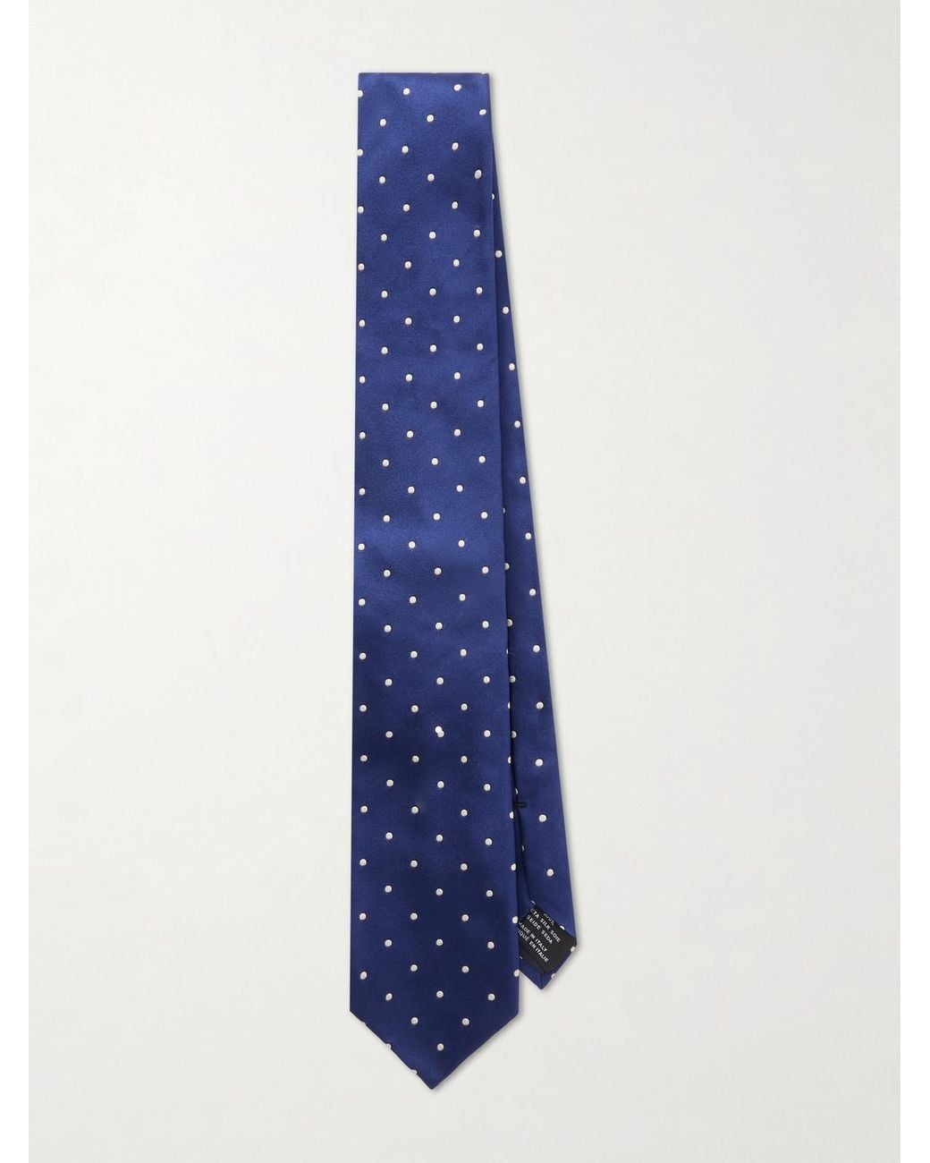 Tom Ford Blue 8Cm Polka Dot Silk Tie for men