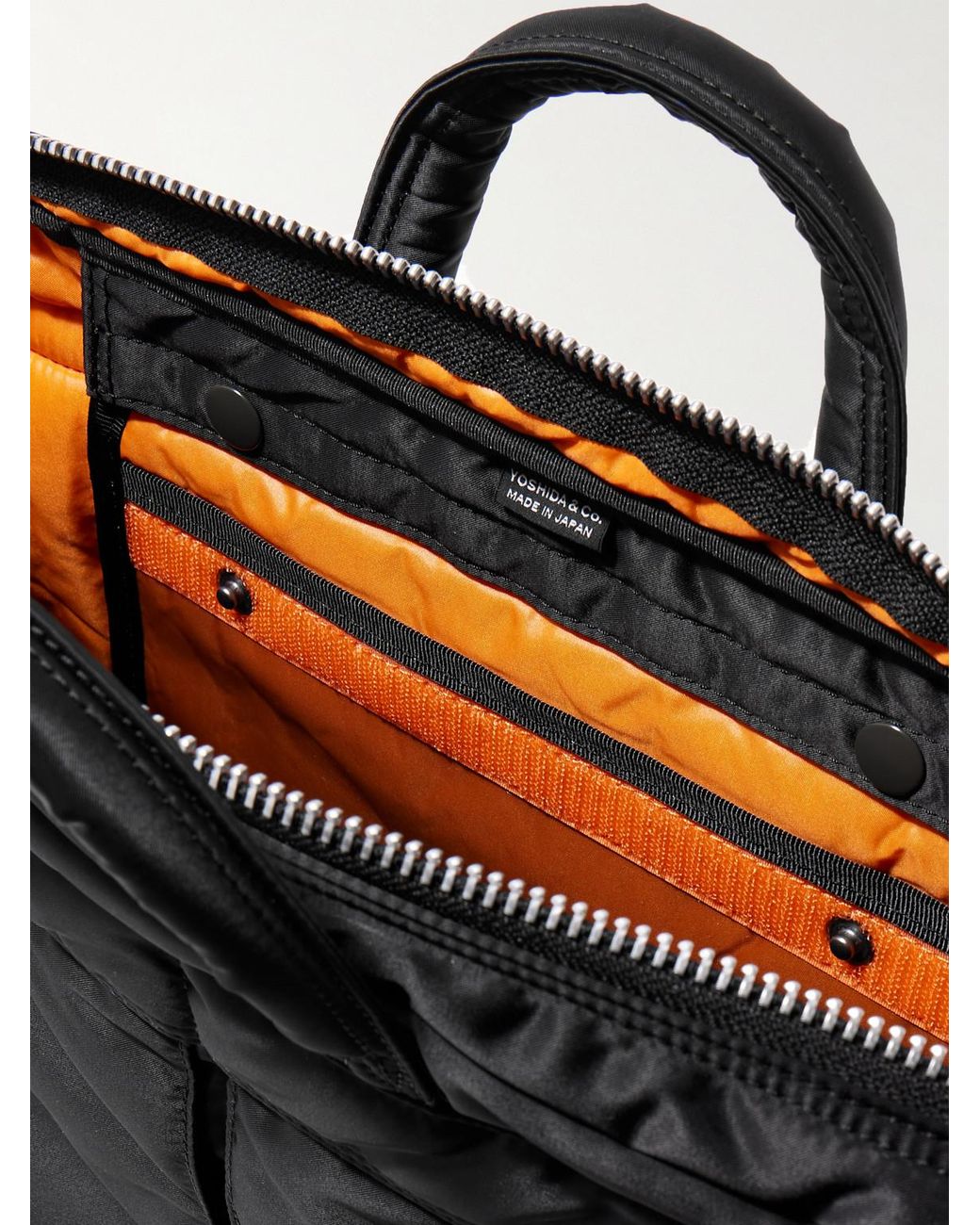 Porter-Yoshida and Co Black Tanker 2Way Nylon-Twill Briefcase for men
