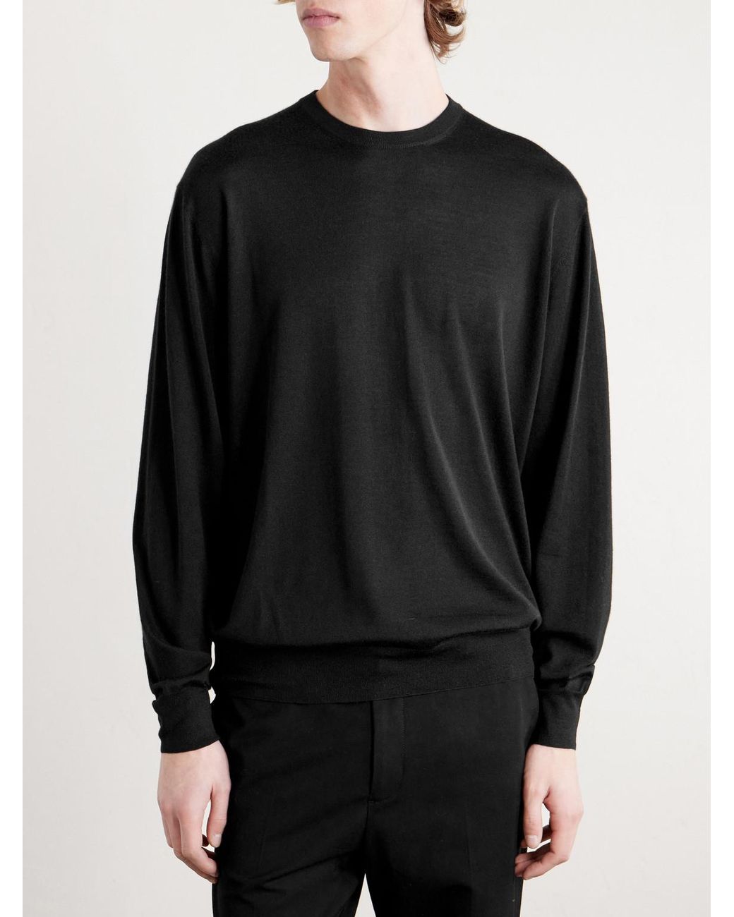 Tom Ford Black Cashmere Sweater for men