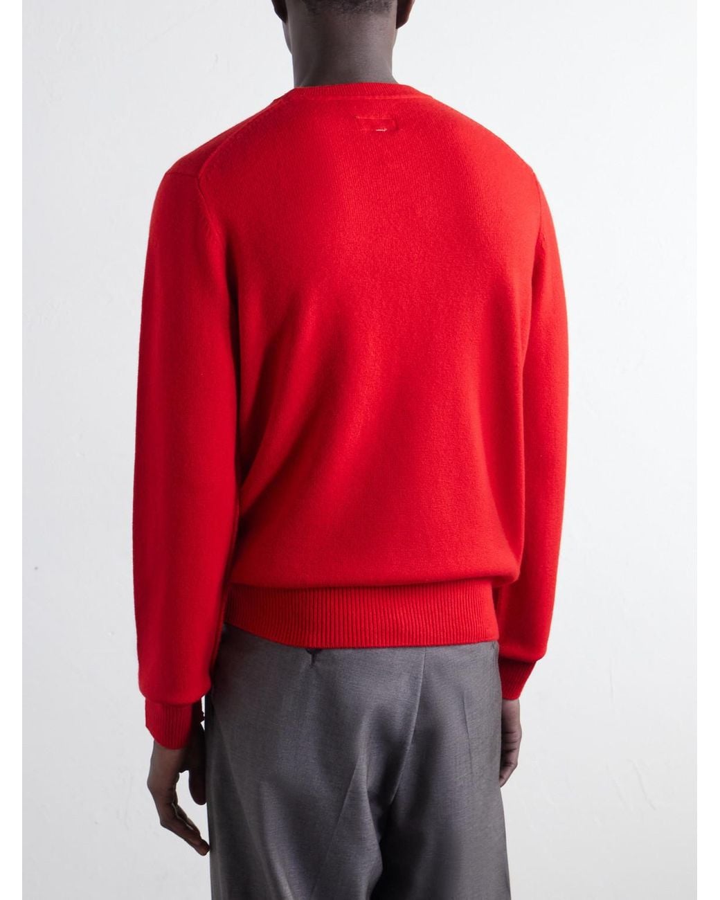 Rag & Bone Red Vernon Cashmere Sweater for men
