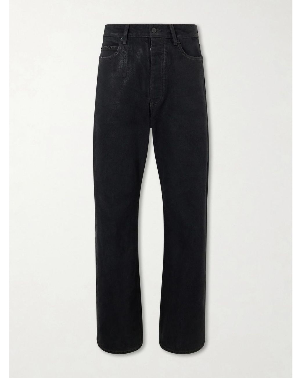 Balenciaga Blue Straight-Leg Jeans for men