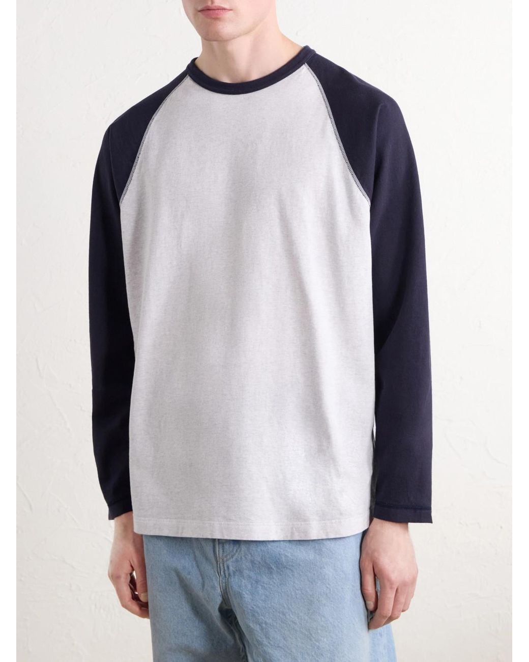 (w)taps Blue Ian Logo-embroidered Cotton-jersey T-shirt for men