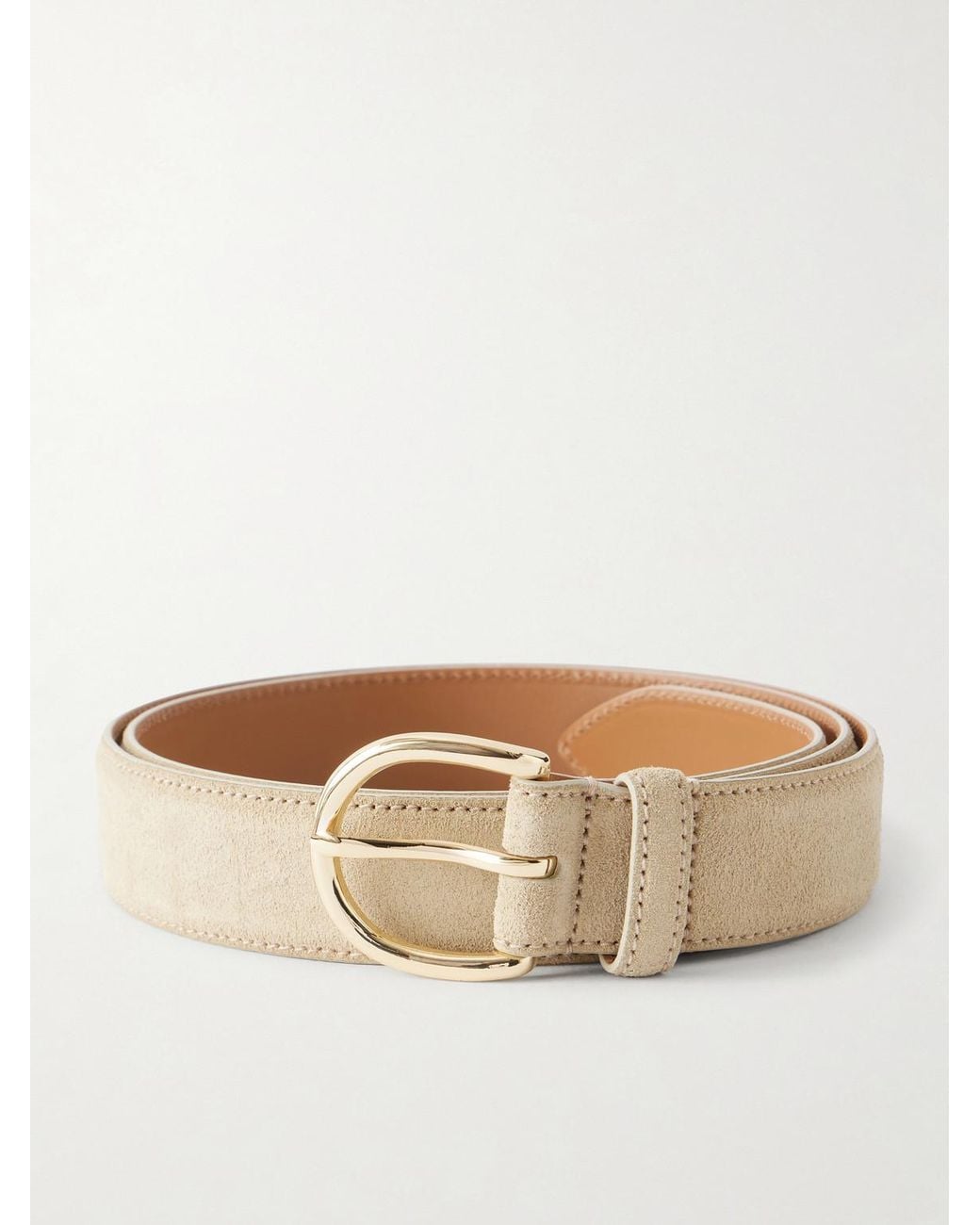 Morjas Natural 3Cm Suede Belt for men