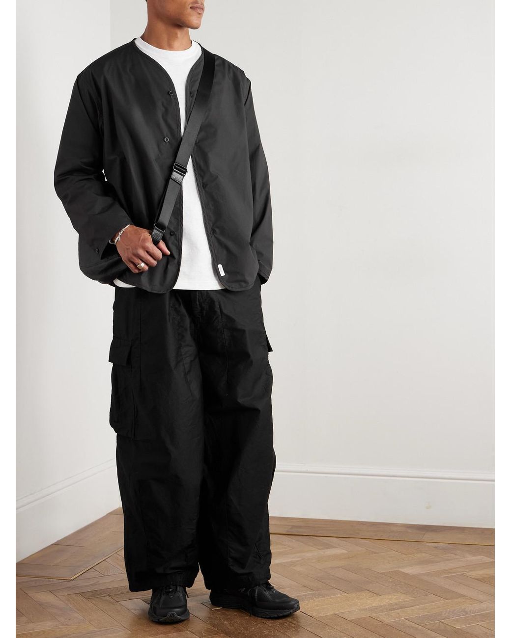 Cotton Shirt di (w)taps in Black da Uomo