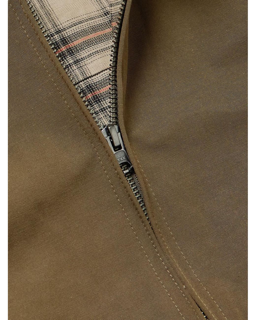 FRIZMWORKS Buddy Cropped Cotton-Blend Twill Harrington Jacket in Green für Herren