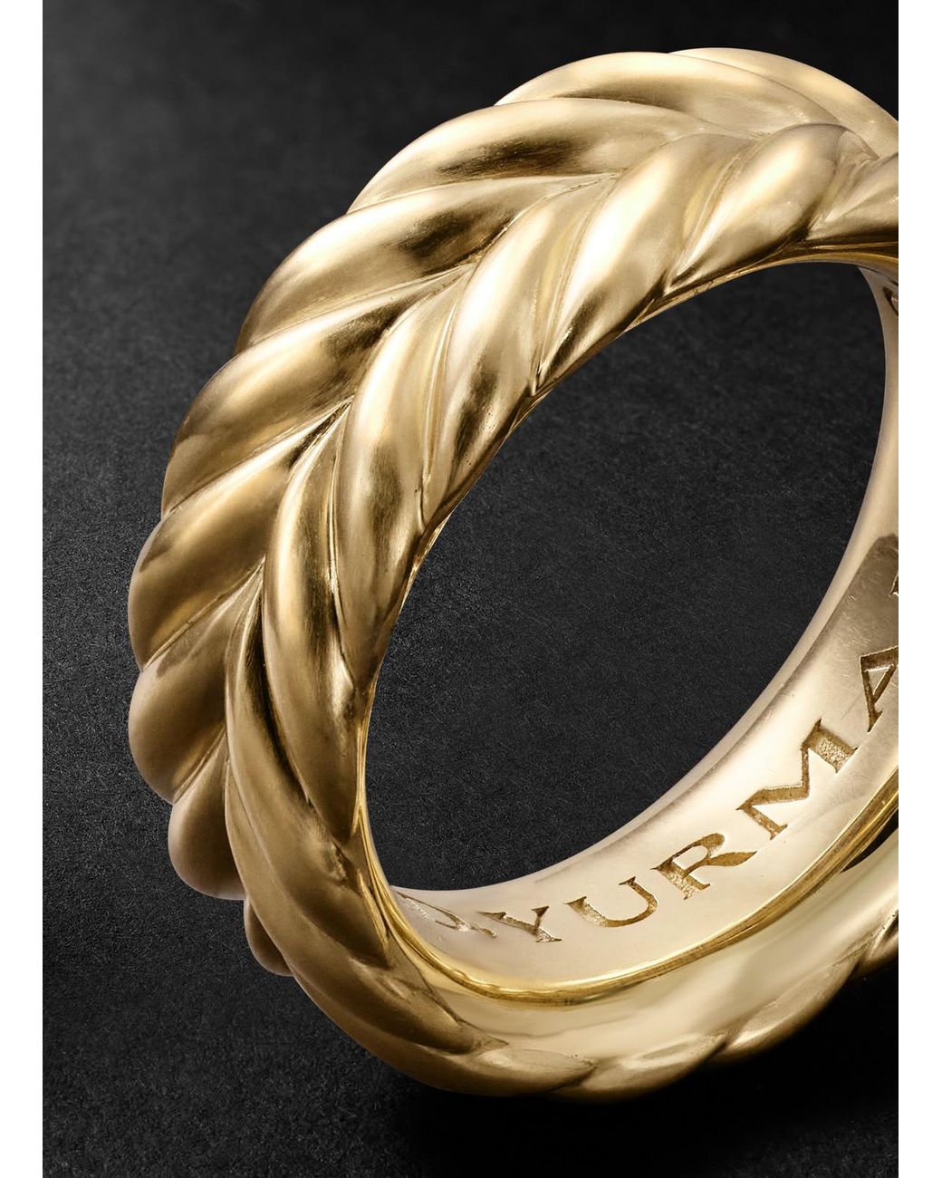 David Yurman Black 18-Karat Ring for men
