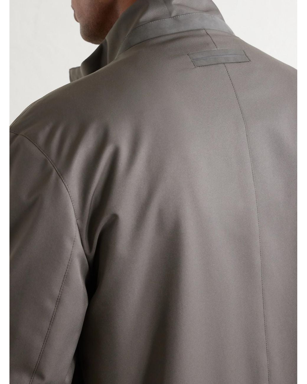 Zegna Gray Shell Jacket for men