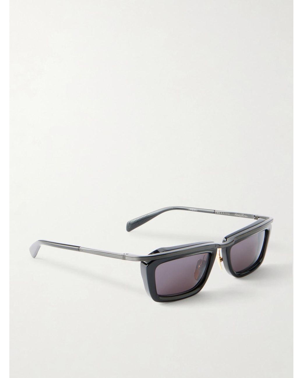 Jacques Marie Mage Gray Haider Ackermann Melchior Square Frame Sunglasses for men