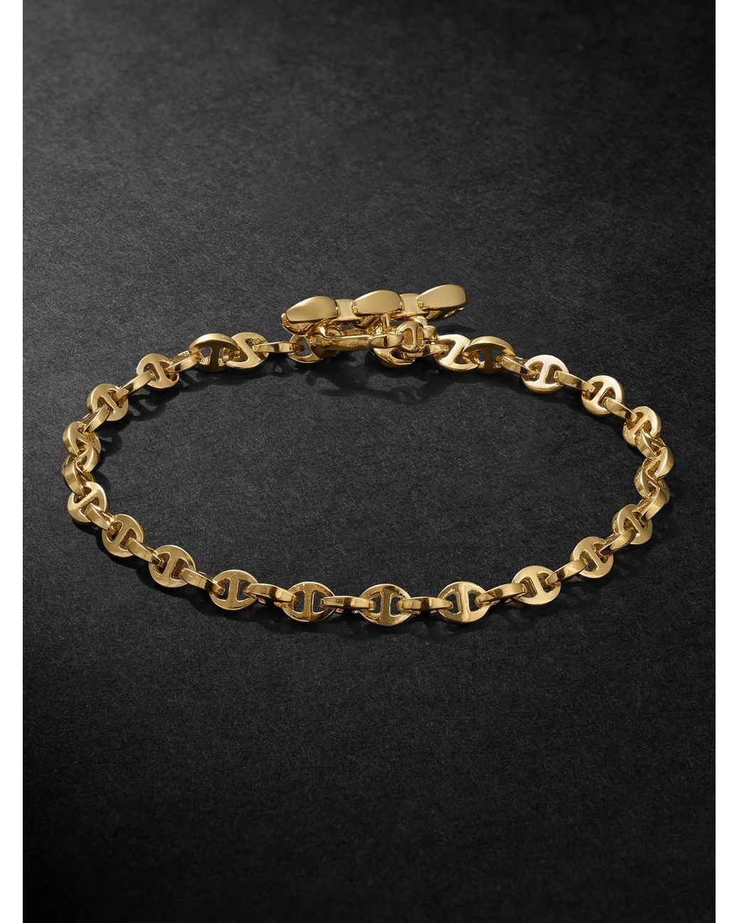 Hoorsenbuhs Black Open-Link -Karat Bracelet for men