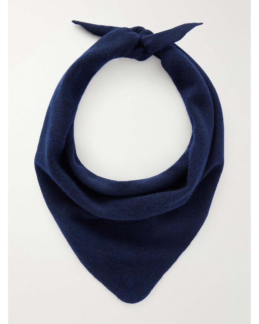 NN07 Triangle 6623 Wool Scarf in Blue für Herren