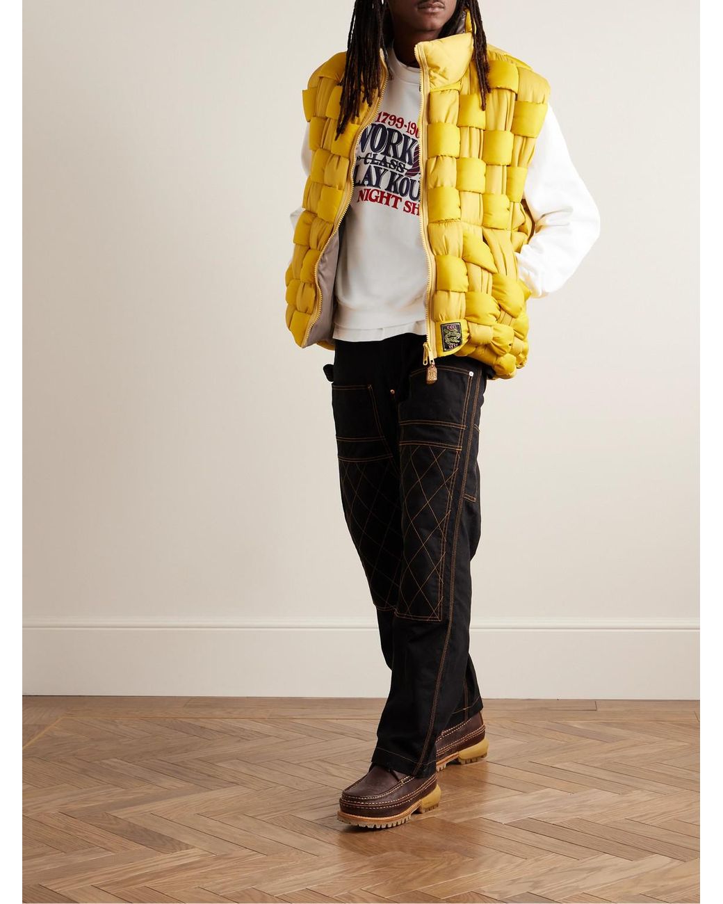 Kapital White Printed Cotton-Jersey Sweatshirt for men