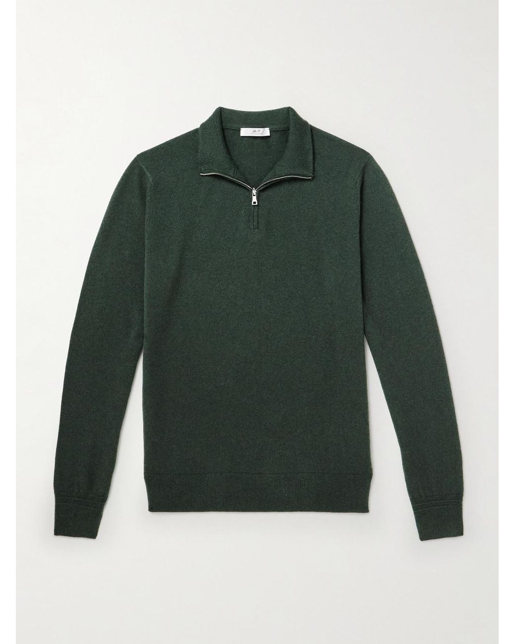 Mr P. Green James Cashmere Half-Zip Sweater for men
