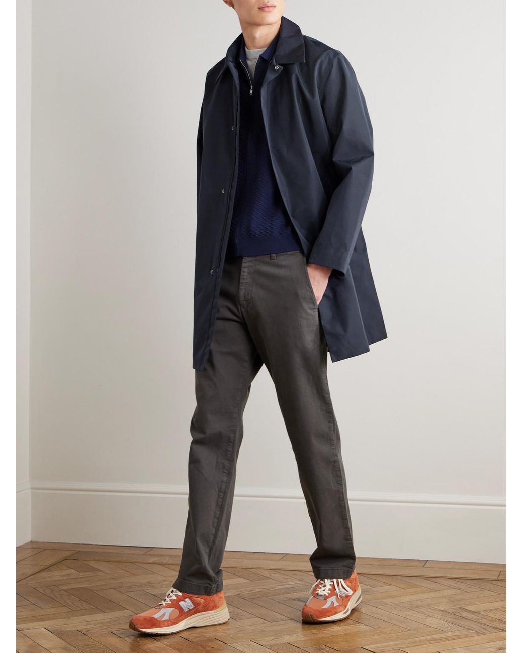 NN07 Blue Steve 80037 Shell Coat for men