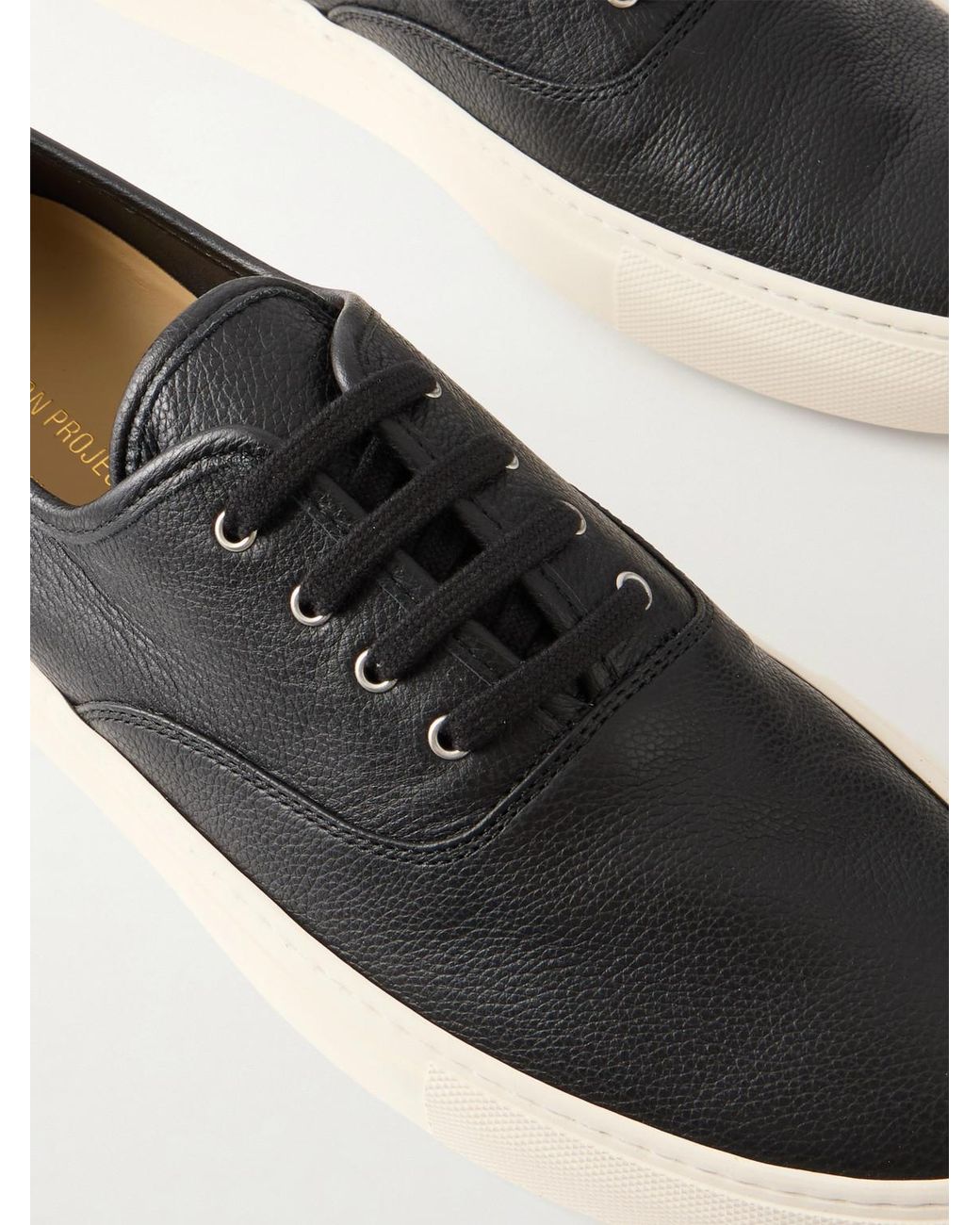 Common Projects White Deck Full-Grain Leather Sneakers for men