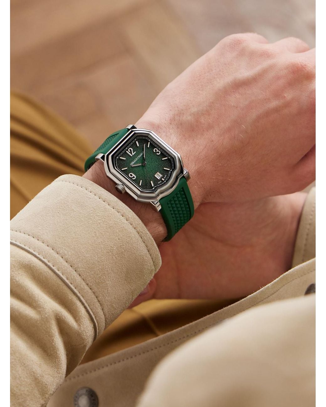 Gerald Charles Green Maestro Gc Sport Limited Edition Automatic Chronograph Titanium Watch, Ref. Gc2.0-Tx-Tn-02 for men
