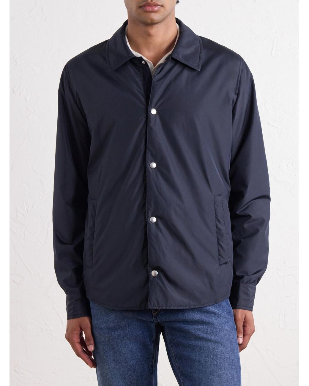 Slowear Blue Montedoro Teknosartorial Shell Jacket for men