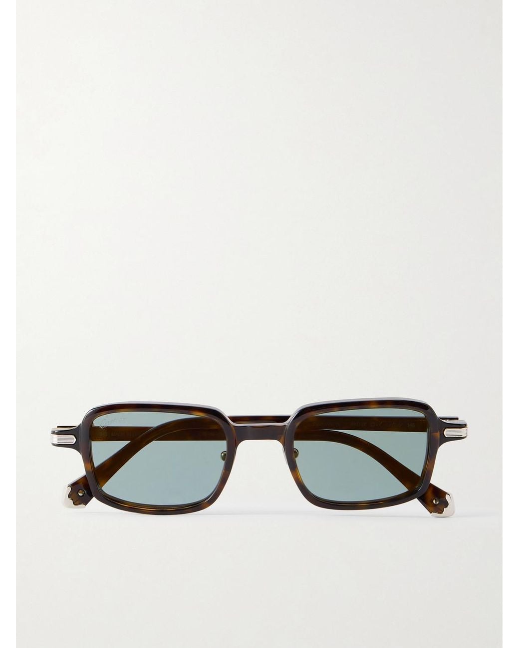 Cartier Black Godron De Cartier Square-Frame Acetate Sunglasses for men