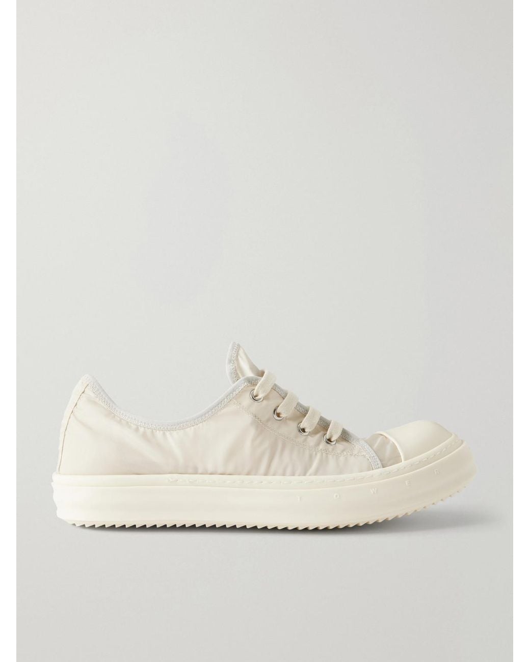Rick Owens Natural Tower Shell Sneakers for men