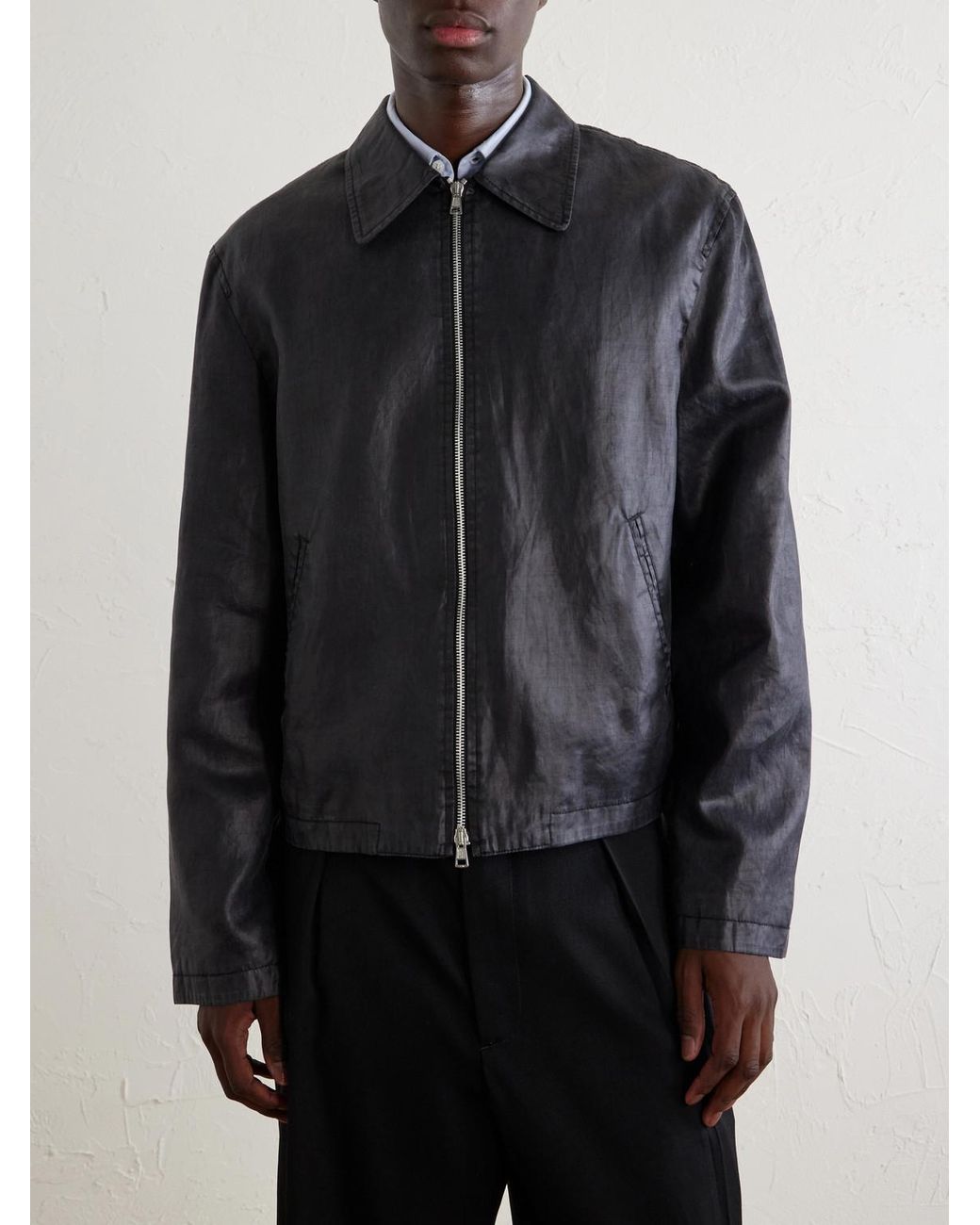 Our Legacy Black Tencellyocell Blouson Jacket for men