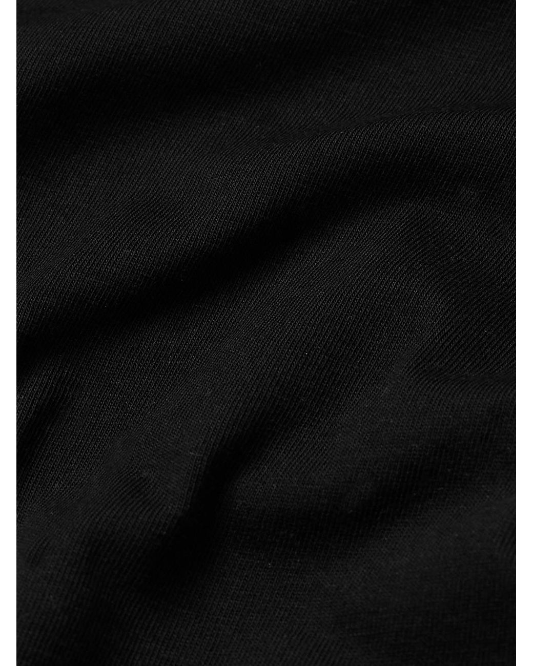 Gabriela Hearst Black Bandeira Recycled Cotton-Jersey T-Shirt for men