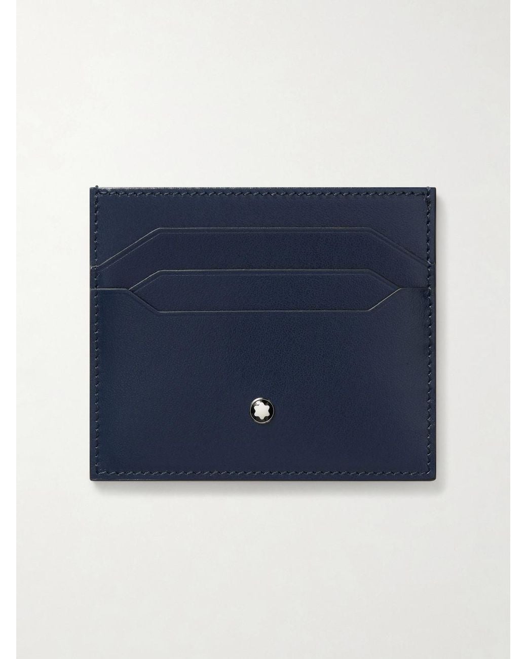 Montblanc Blue Meisterstück Leather Cardholder for men