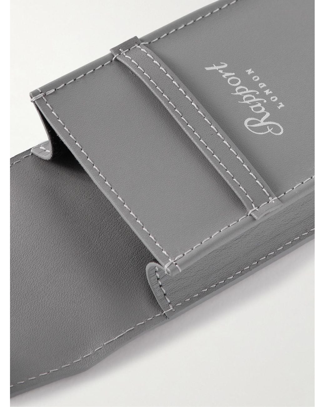Rapport Gray Hyde Park Leather Watch Pouch for men