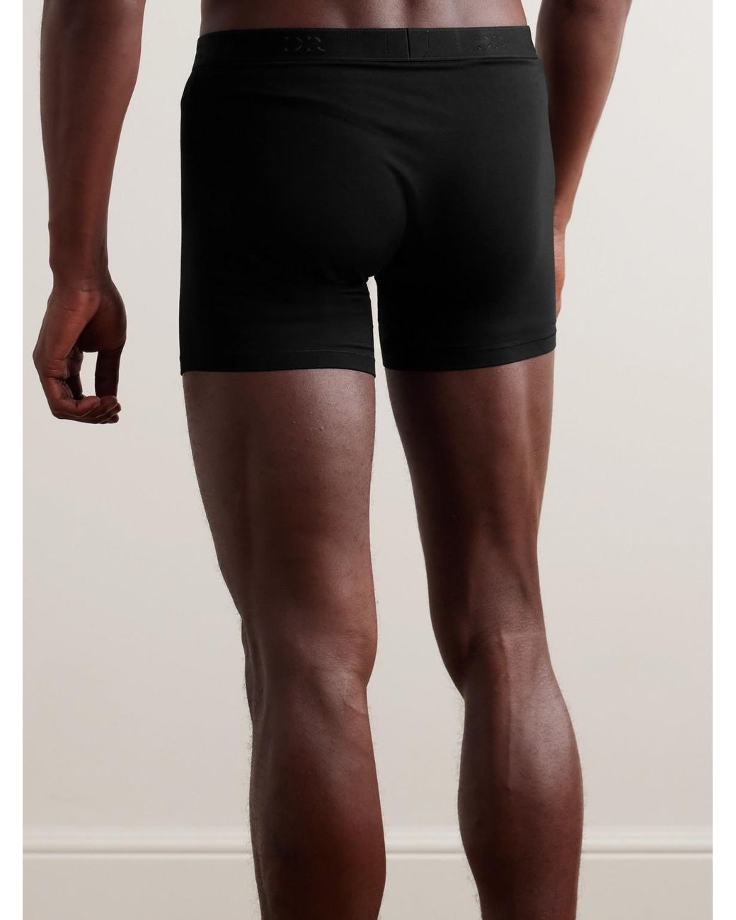 Derek Rose Black Alex 1 Stretch-Micro Modal Boxer Briefs for men