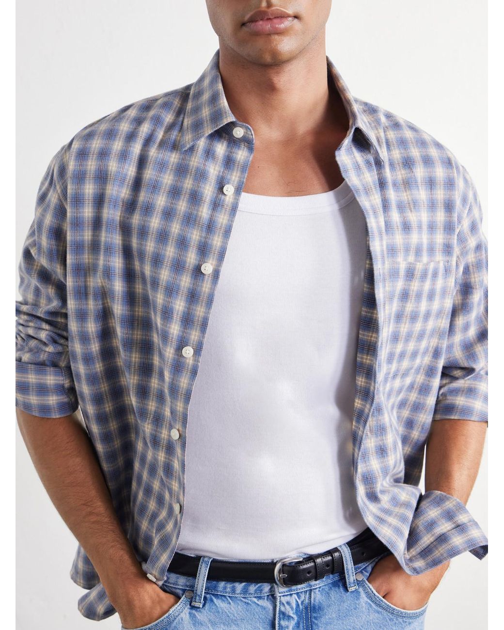 NN07 White Mick 3206 Stretch Organic Cotton-Jersey Tank Top for men