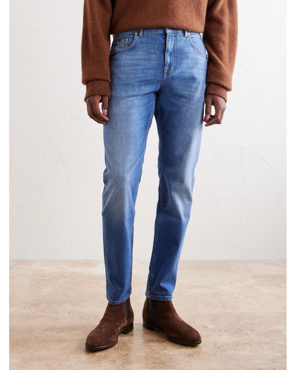 Eleventy Blue Slim-Fit Jeans for men