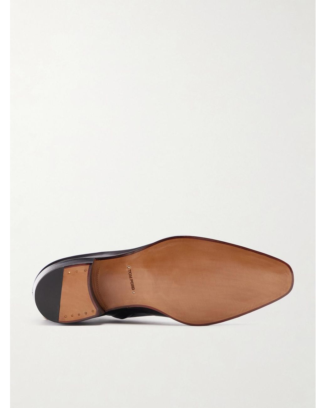 Tom Ford Black Vincent Leather Boots for men