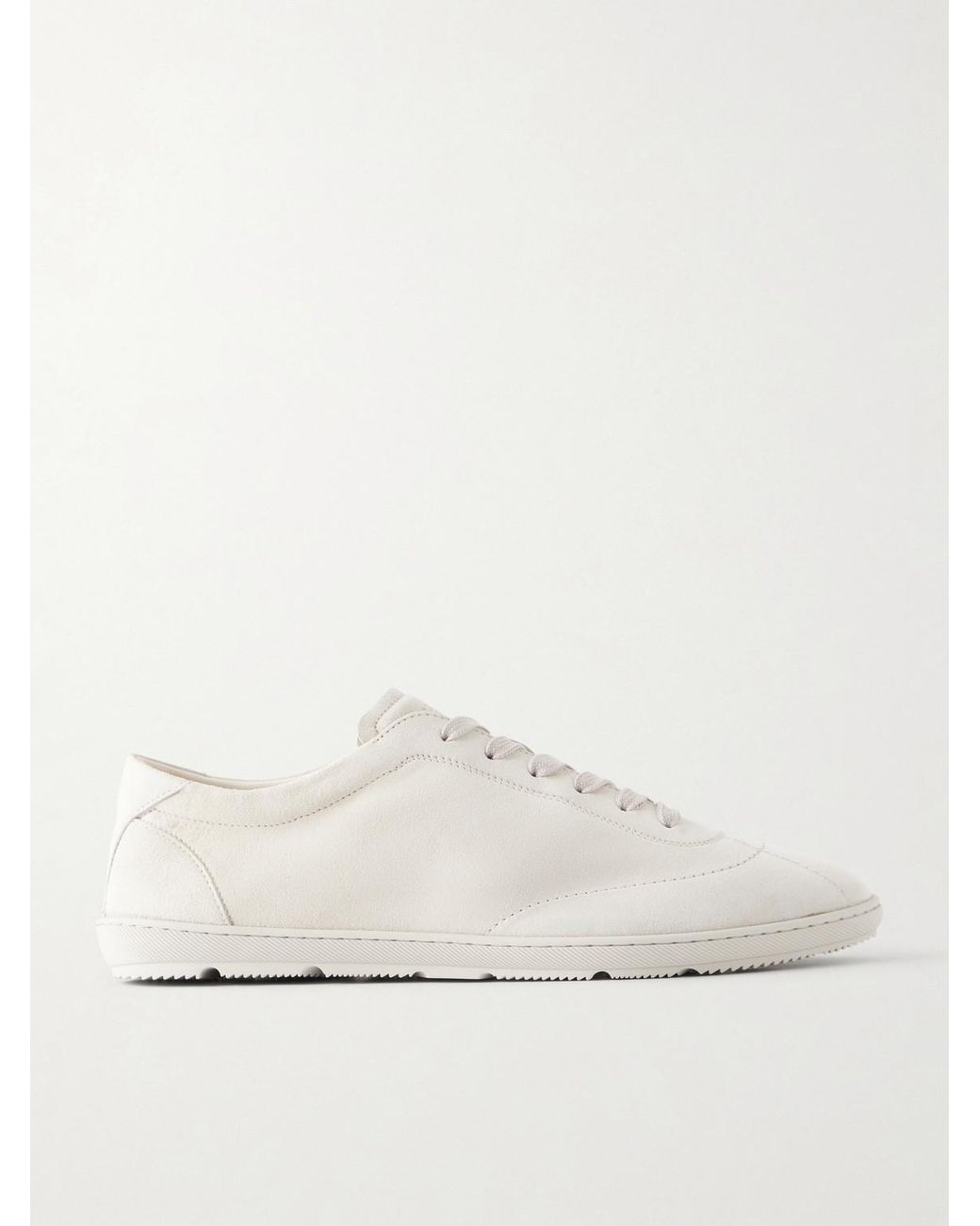 Brunello Cucinelli Natural Suede Sneakers for men