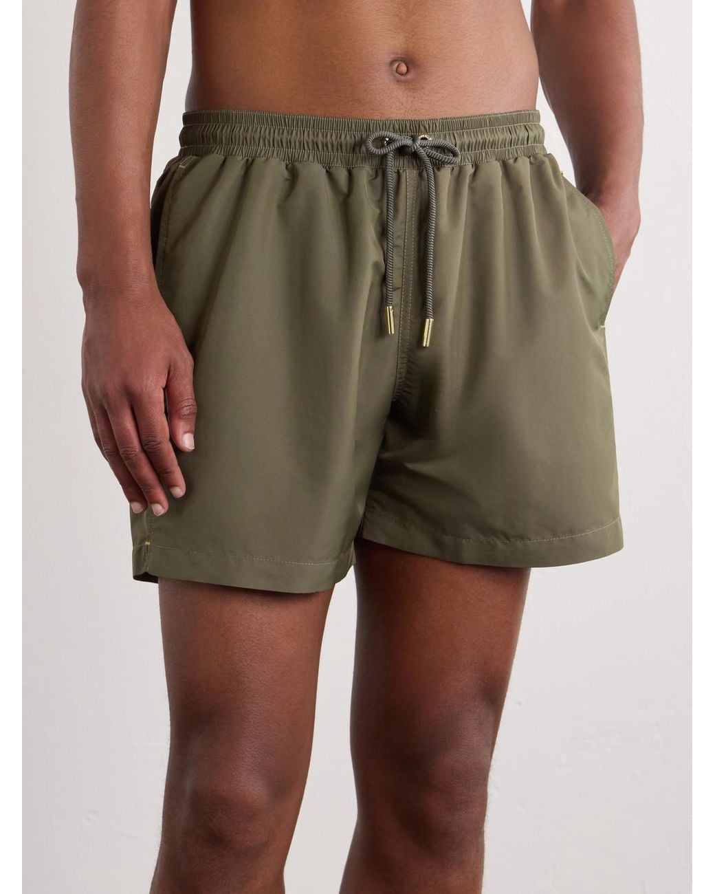 Orlebar Brown Green Boxer Iii Straight-Leg Mid-Length Swim Shorts for men