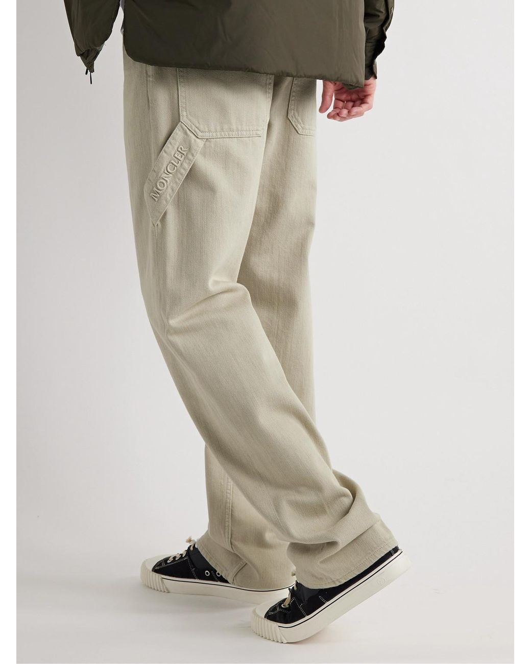 Moncler Natural Straight-Leg Jeans for men