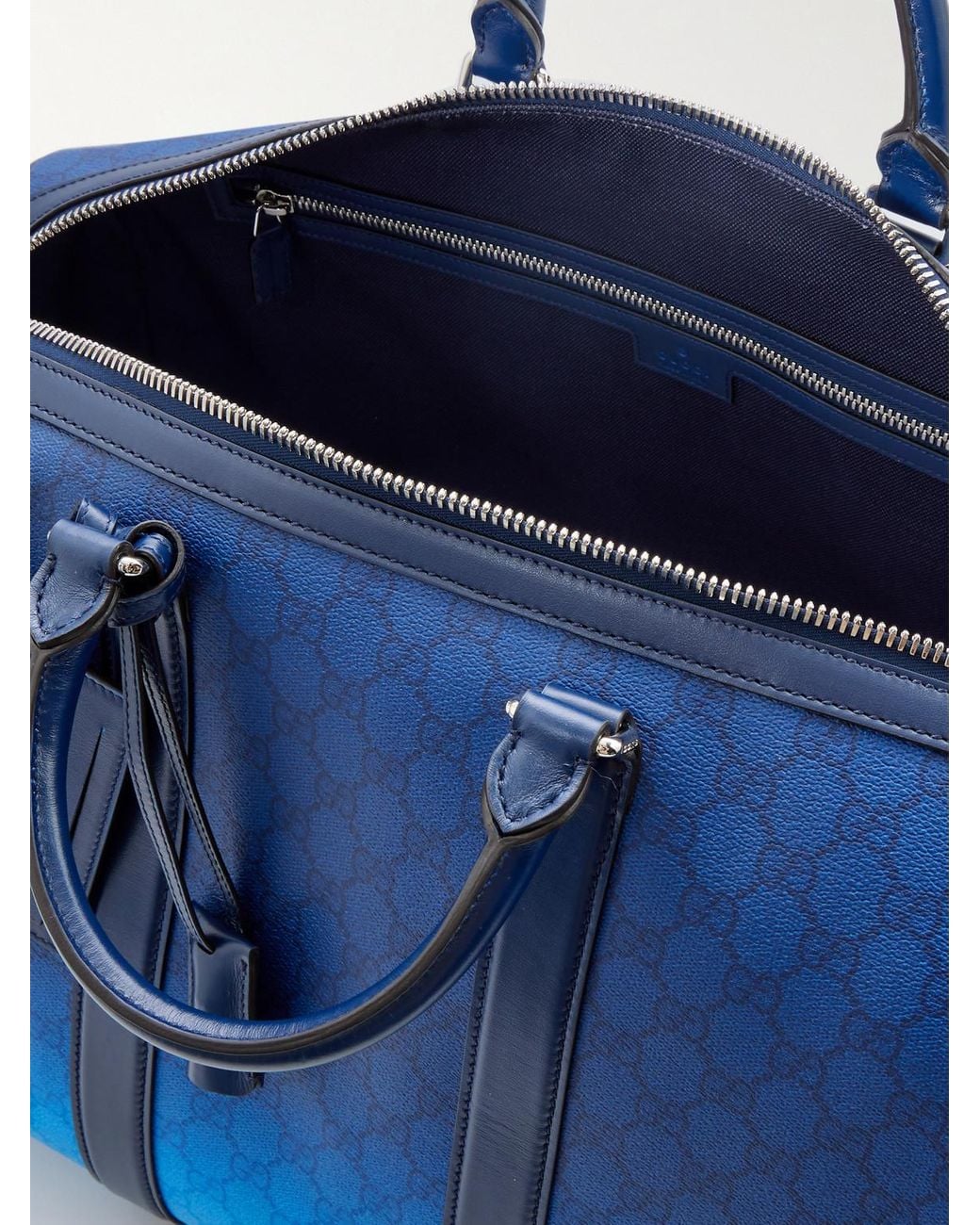 Gucci Chroma Dégradé Leather-trimmed Monogrammed Coated-canvas