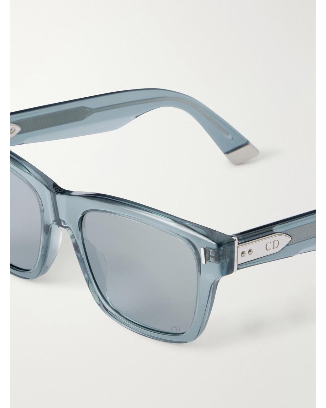 Dior Blue Diortailoring S1I D-Frame Acetate Sunglasses for men