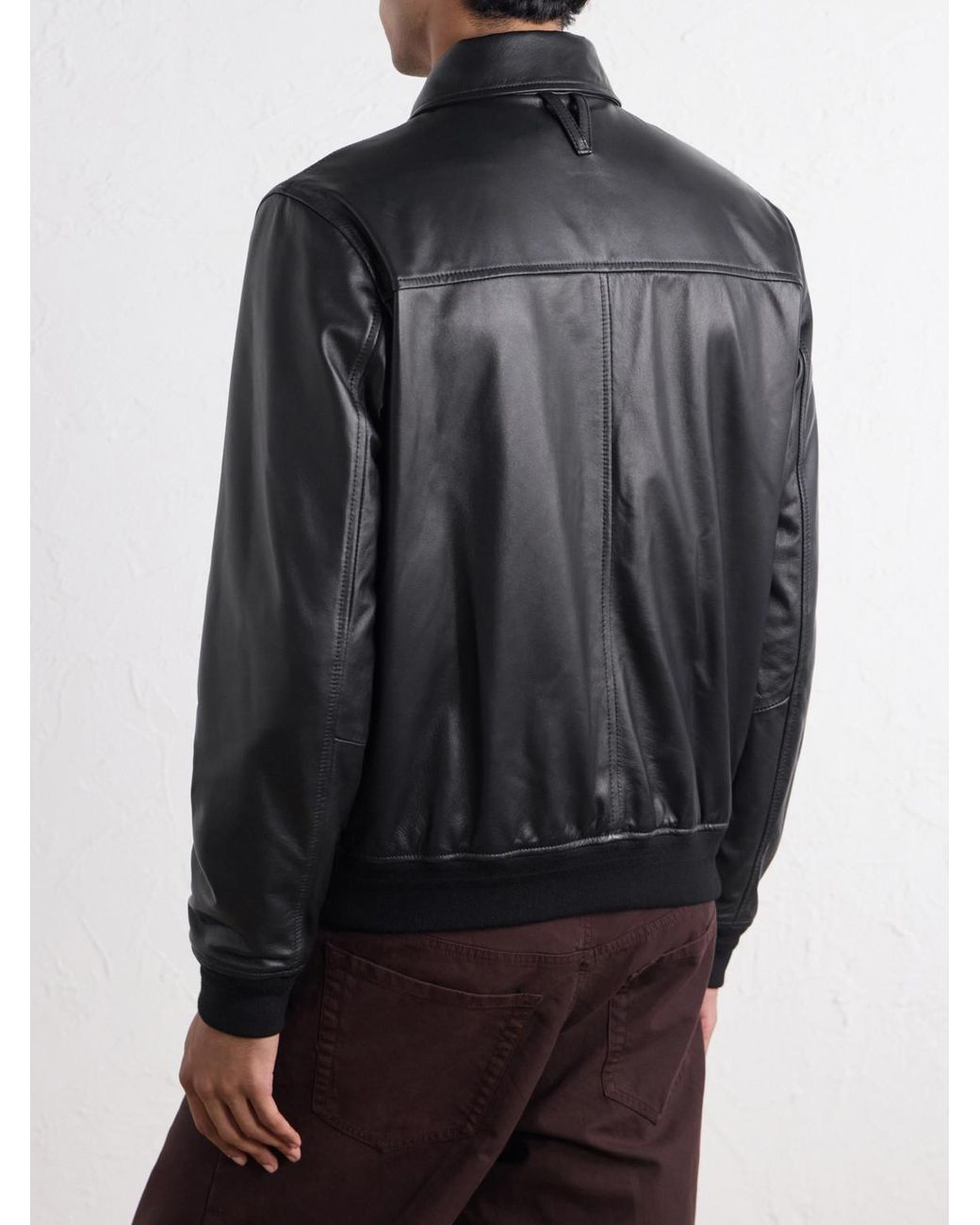Valstar Black Roy Leather Jacket for men