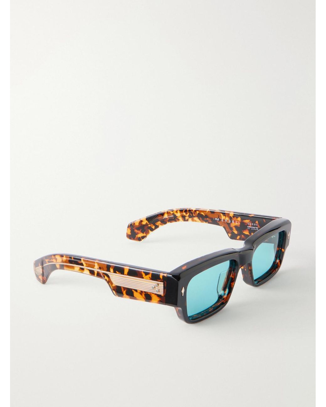 Jacques Marie Mage Blue Engel D-Frame Acetate Sunglasses for men