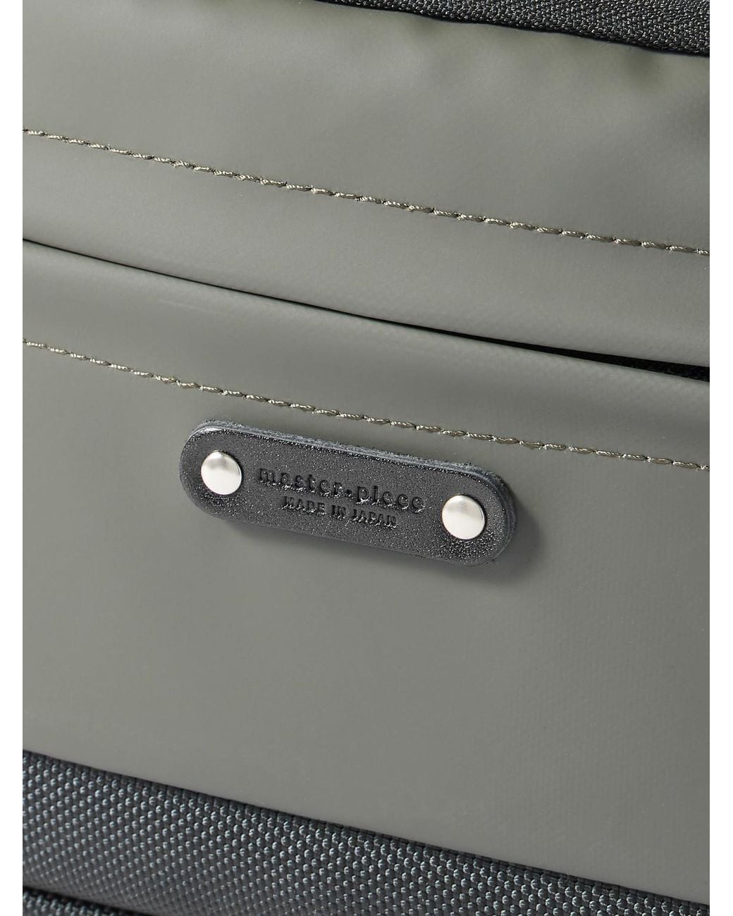 Spec Cordura And Leather Messenger Bag di Master Piece in Black da Uomo